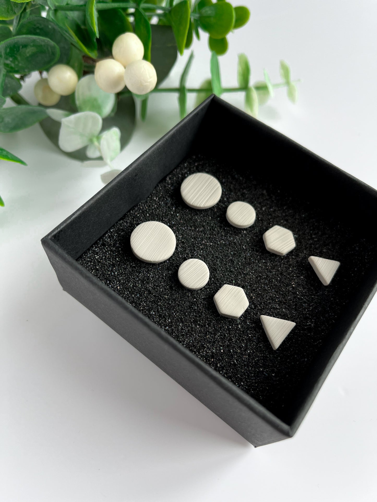 Ohrstecker | Beige | Struktur